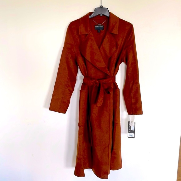 Bernardo Jackets & Blazers - NWT Bernardo Wrap Coat, Size Large